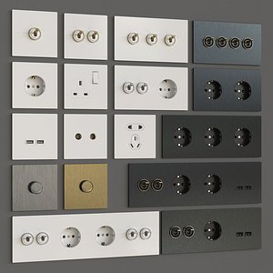 3D barcelona 5 1 switches model