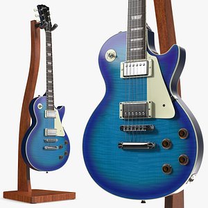 Gibson Electric Guitar with Wood Stand