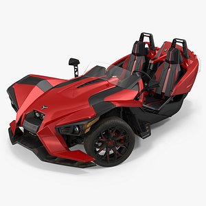 polaris slingshot trike red max