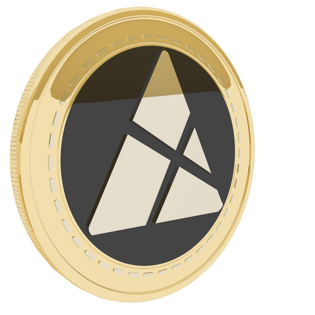 AXEL Cryptocurrency Gold Coin 3D model - TurboSquid 1782411