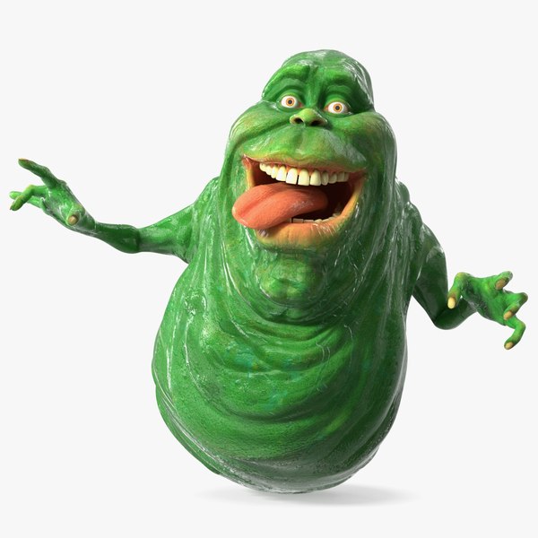 Slimer Ghost Character Rigged model