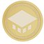 Moeda de ouro do token Wiki