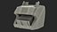 3D currency counter dollar bills model