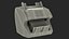 3D currency counter dollar bills model