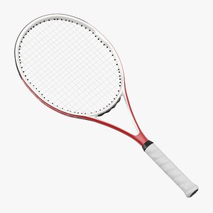 3d tennis racket 01 model