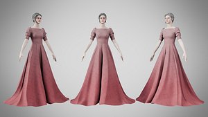 3D Dress 50 Bazaar With Design model