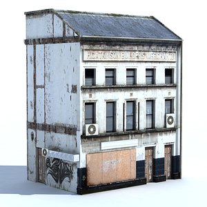 obj building exterior bake