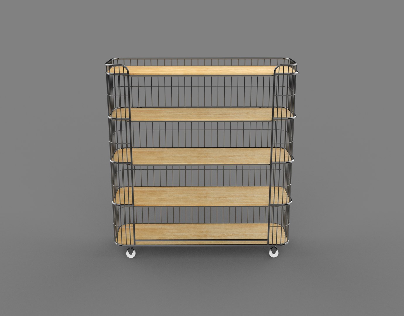 3D Caged Bakers Rack 3D Model - TurboSquid 2337168
