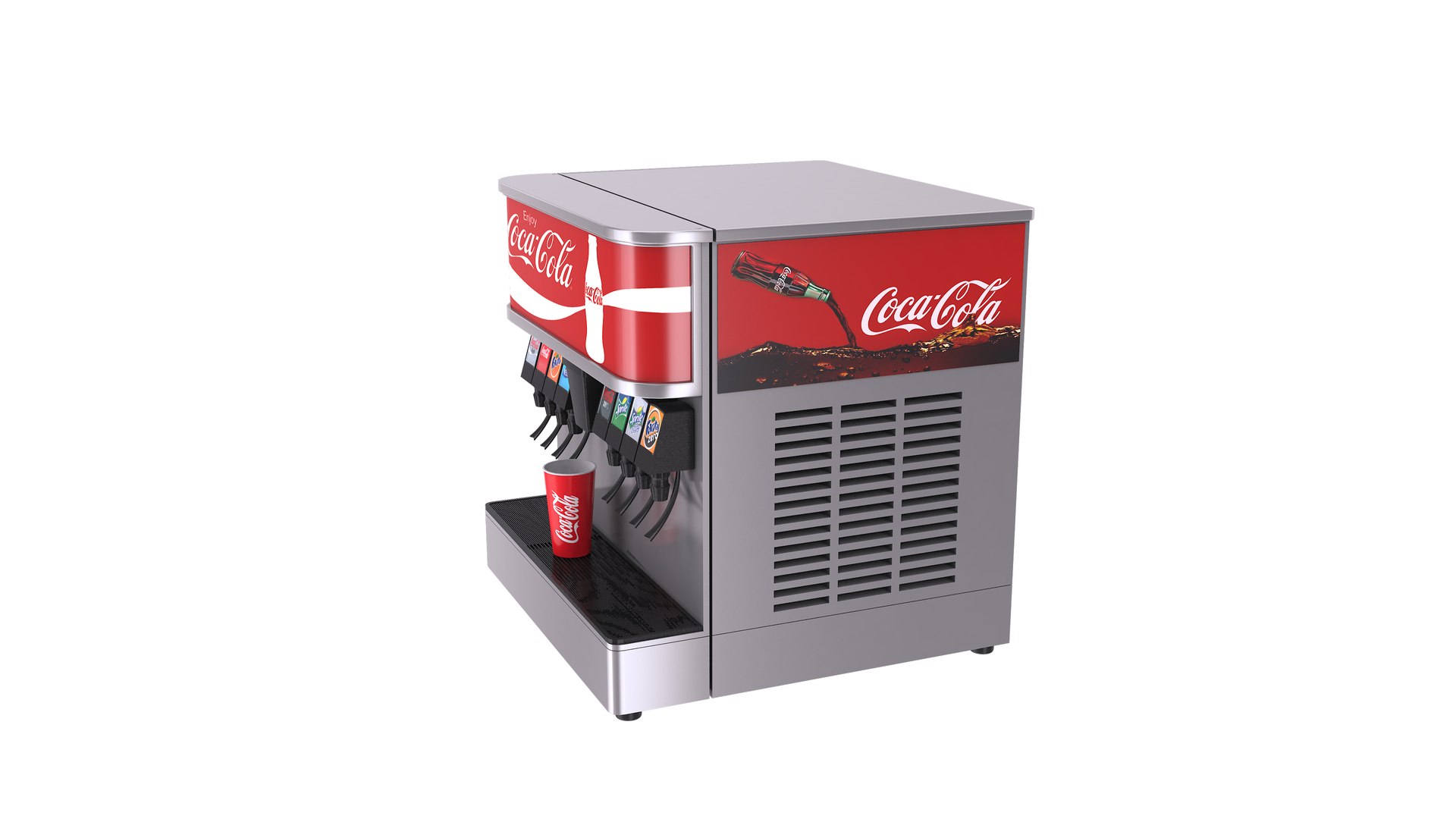 Four Cafe Dispensers 3D model https://p.turbosquid.com/ts-thumb/ji/uF39pM/9q/sodafountaindispenser3/jpg/1732623348/1920x1080/fit_q87/6416957bbd65c54bb40c56d5ef51c4c13a040d4f/sodafountaindispenser3.jpg