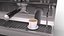 Cuatro dispensadores de café
