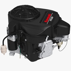 3D Kawasaki FR730V Four-Stroke Engine