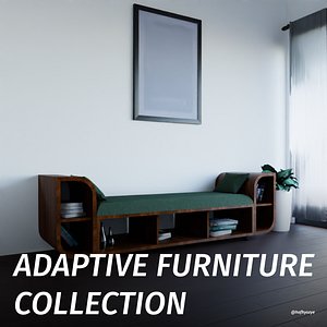 Adaptive Furniture Sofa 3D