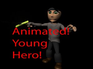 Animated Young Hero