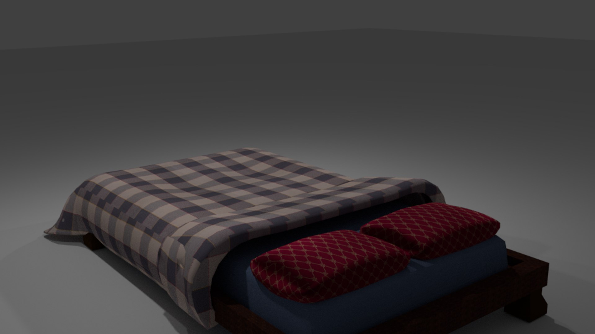 Simple Bed Model 1142481 TurboSquid