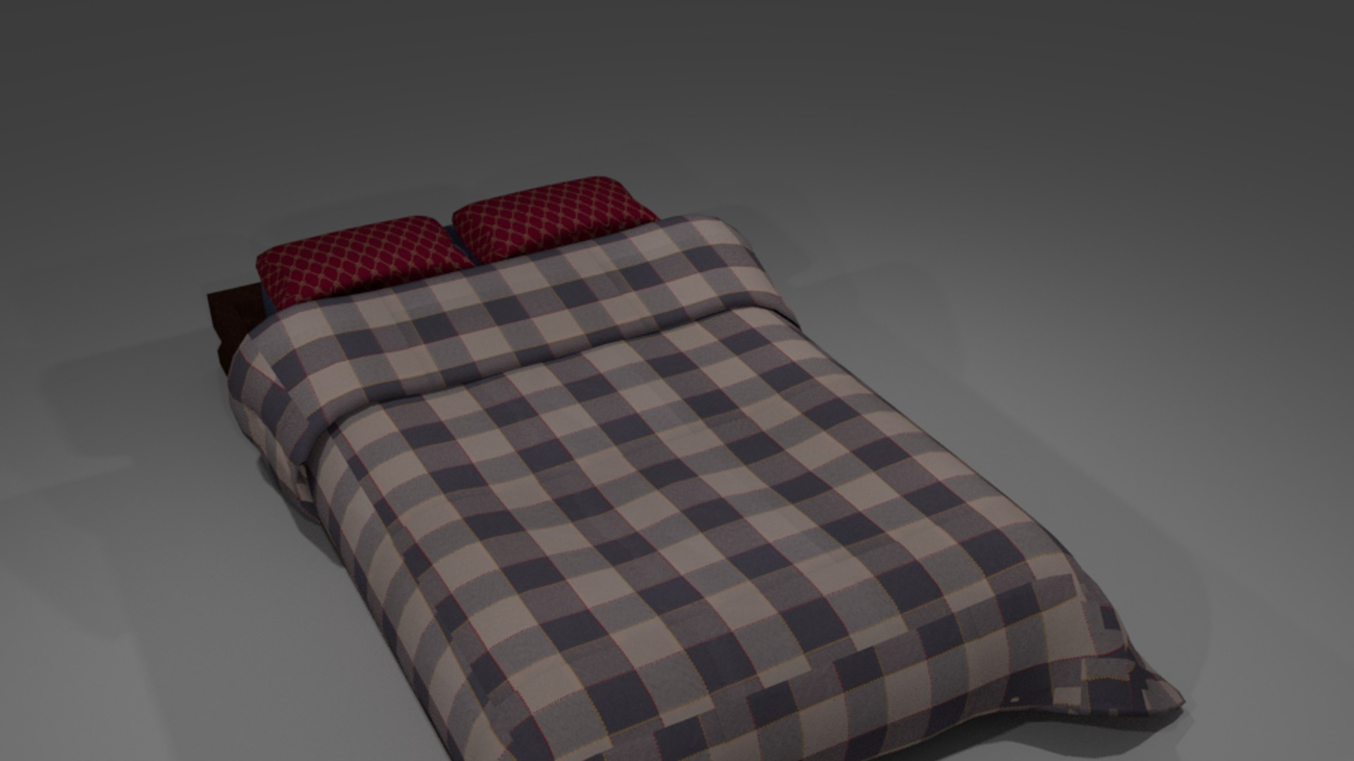 Simple Bed Model 1142481 TurboSquid