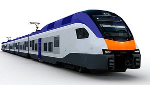 3D high-speed electric trains
