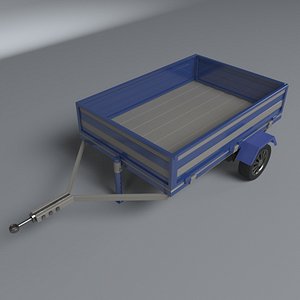 3D model trailer vans