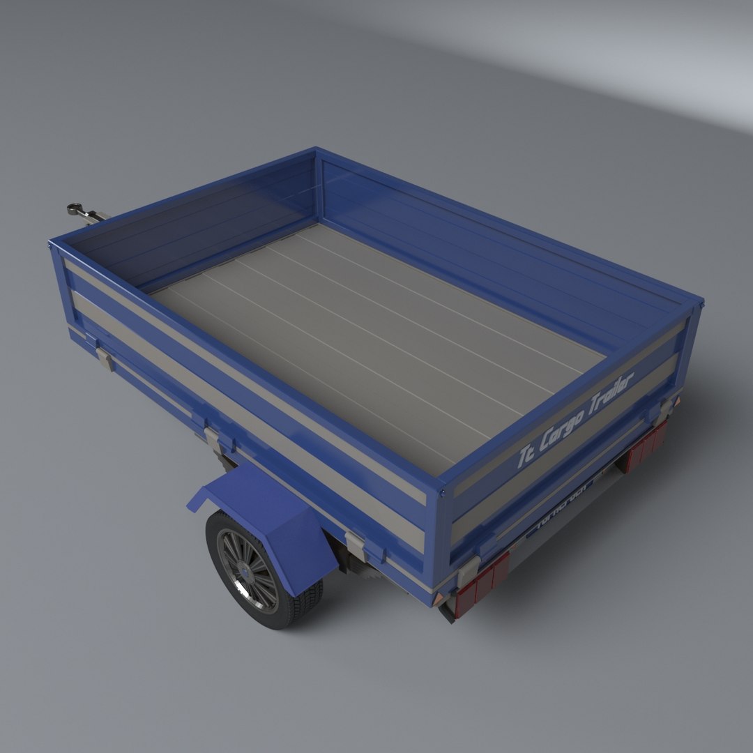 3D Model Trailer Vans - TurboSquid 1344487