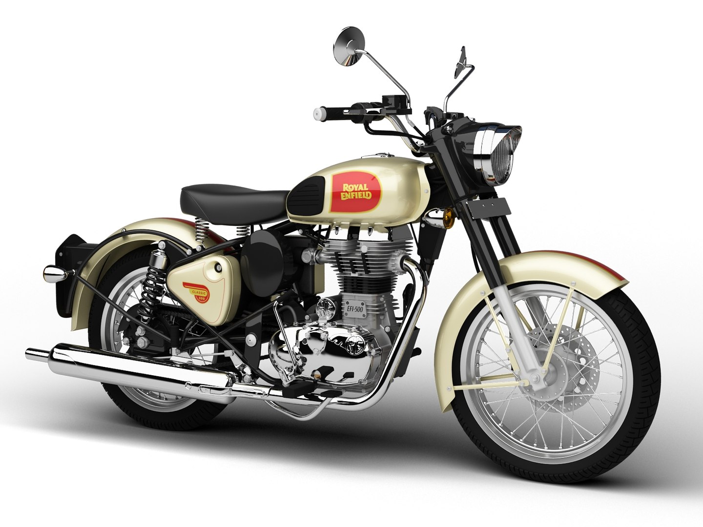 royal enfield classic 500 3d model