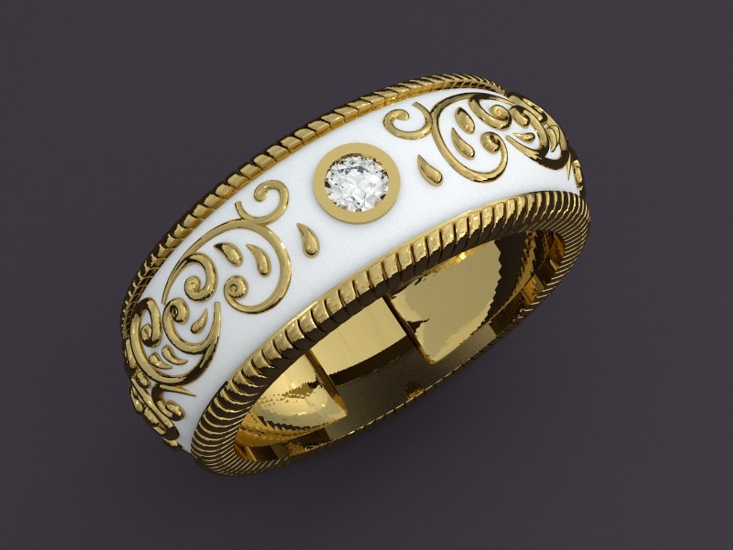 enamel ring 1 3d model