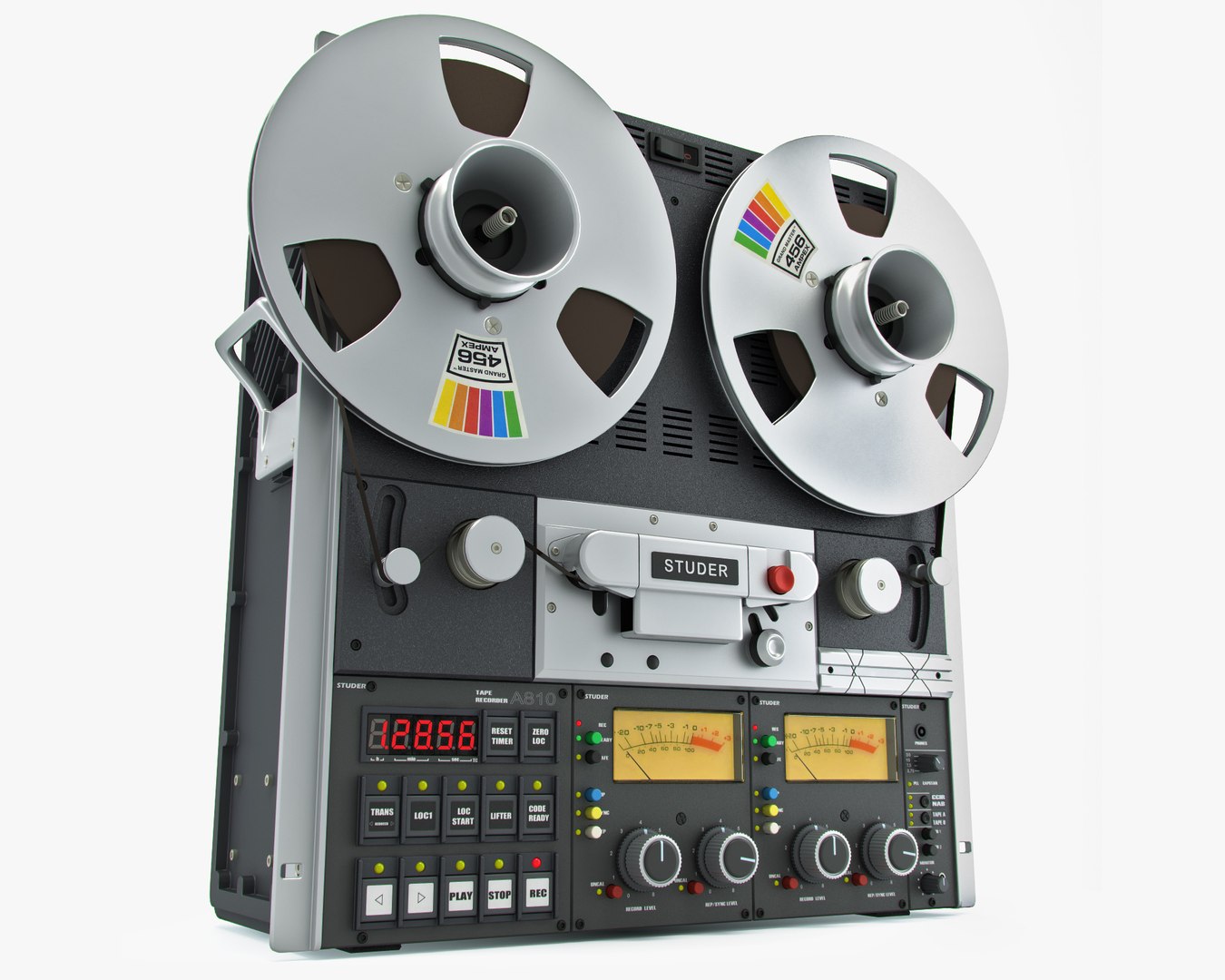 3ds Max Reel Tape Recorder Studer
