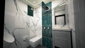 3D model toilet design