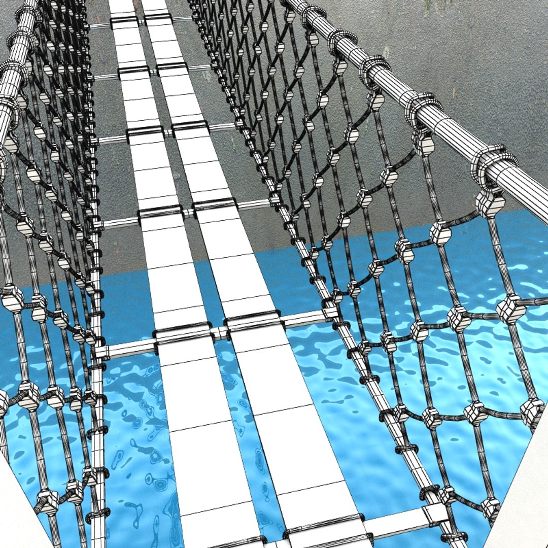 Bridge Ropes 3d Model