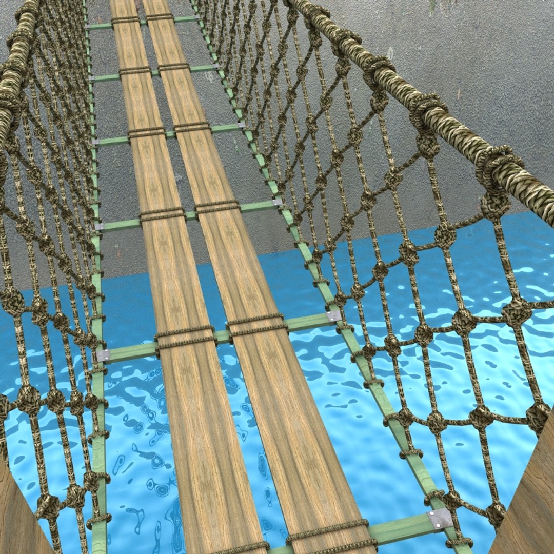 Bridge Ropes 3d Model