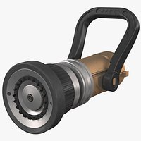 Industrial Turbojet Brass Fire Hose Nozzle