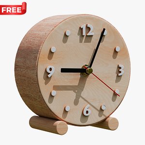 Modern Wooden Table Clock
