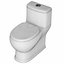 Einteilige EWC-Toilette