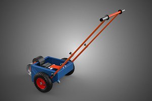 WHEEL TRANSFER LINE UP PITCH MARKER MARKING MACHINE TROLLEY CART model