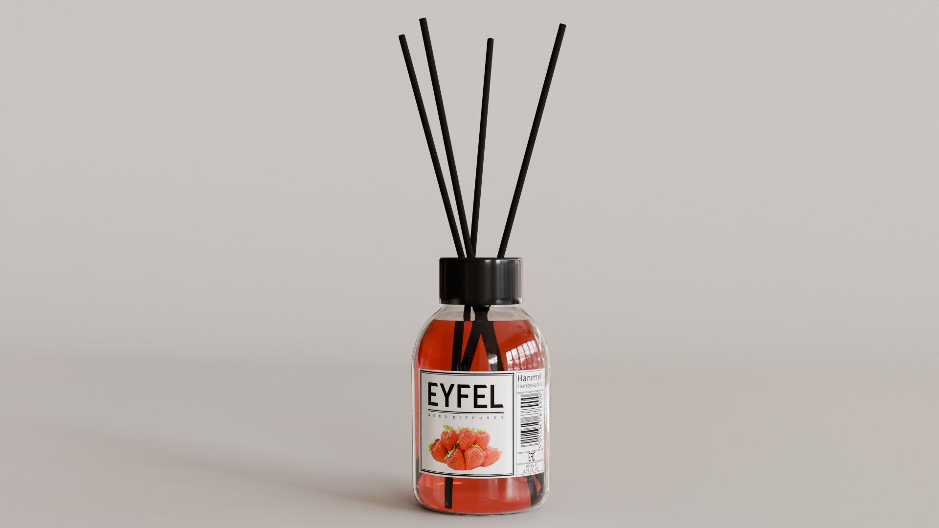 Eyfel Perfume Reed Diffuser Strawberry 3D Model - TurboSquid 2394922