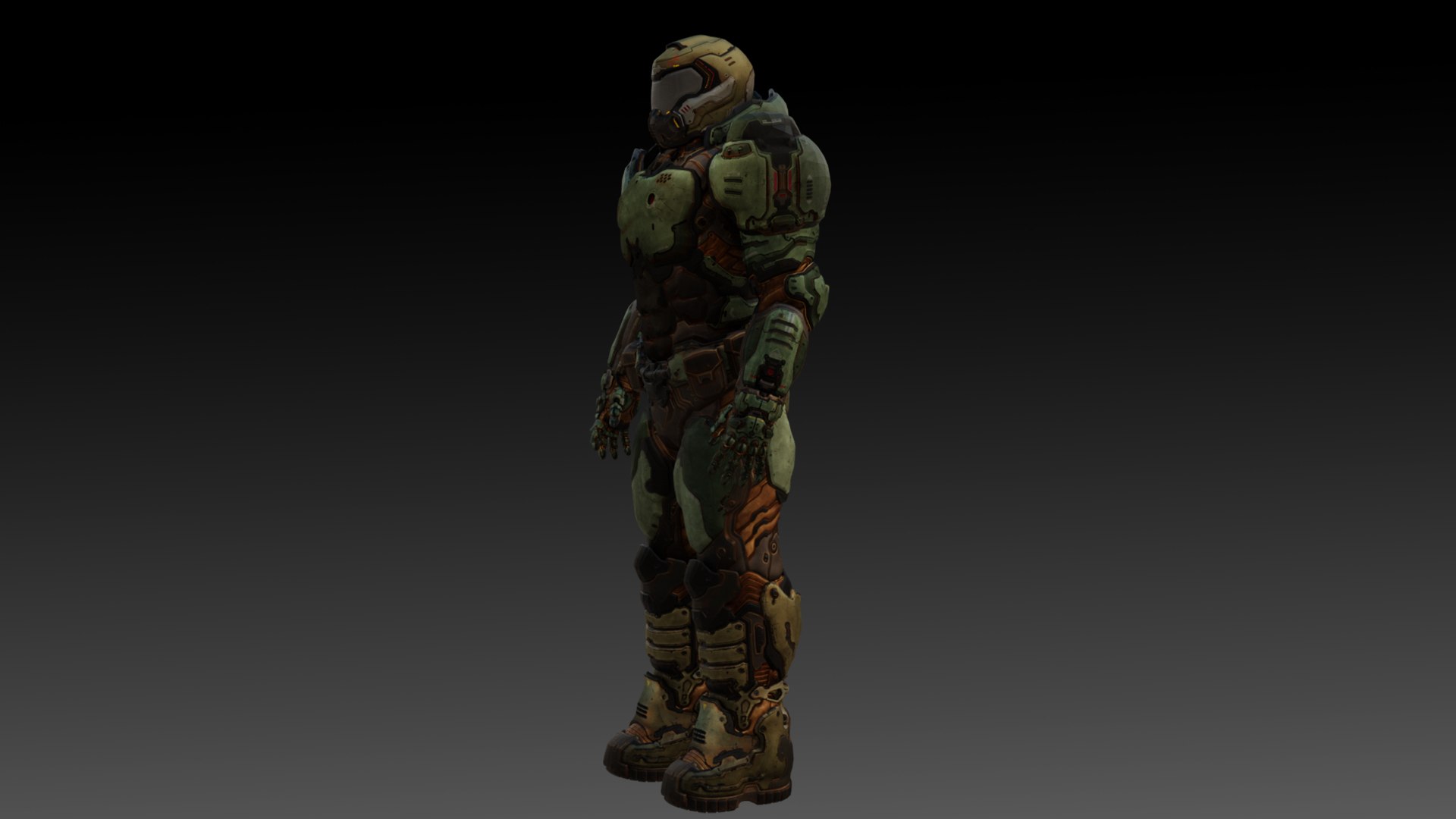 3D Doom Slayer 3D Model High-Quality Rigged - TurboSquid 2367578