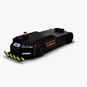 3D model Autonomous truck 3d model