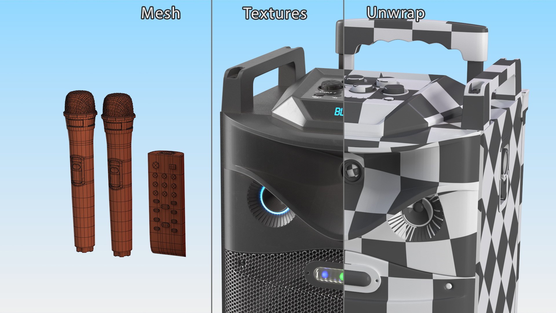 3D model Wireless MouKey Karaoke Machine with LED Lights https://p.turbosquid.com/ts-thumb/jk/ANRFKC/Fa/wirelessmoukeykaraokemachinewithledlightsvray3dmodel022/jpg/1685342054/1920x1080/fit_q87/96a39b7d775664416d8444d4c27e448db55da349/wirelessmoukeykaraokemachinewithledlightsvray3dmodel022.jpg