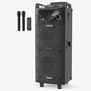 Wireless MouKey Karaoke Machine with LED Lights