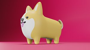 3D Dog Shiba