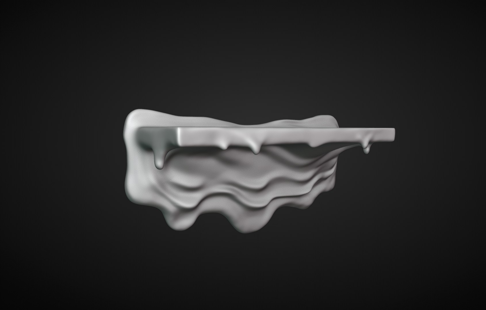 3D Melting Wall Mount Shelf https://p.turbosquid.com/ts-thumb/jk/CBhtnv/l2/99meltingwallmountshelf/png/1780738888/1920x1080/fit_q87/04b2162df7b3a69ec368ed9977242636ee67e6e8/99meltingwallmountshelf.jpg