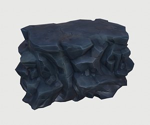 volcanic rock 3D model