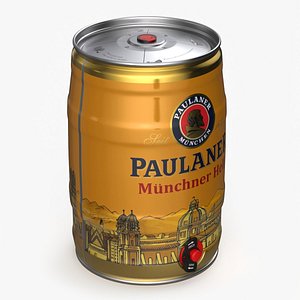 Paulaner Beer 5 Liter Barrel 3D model