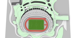 Quzhou Stadium 3D