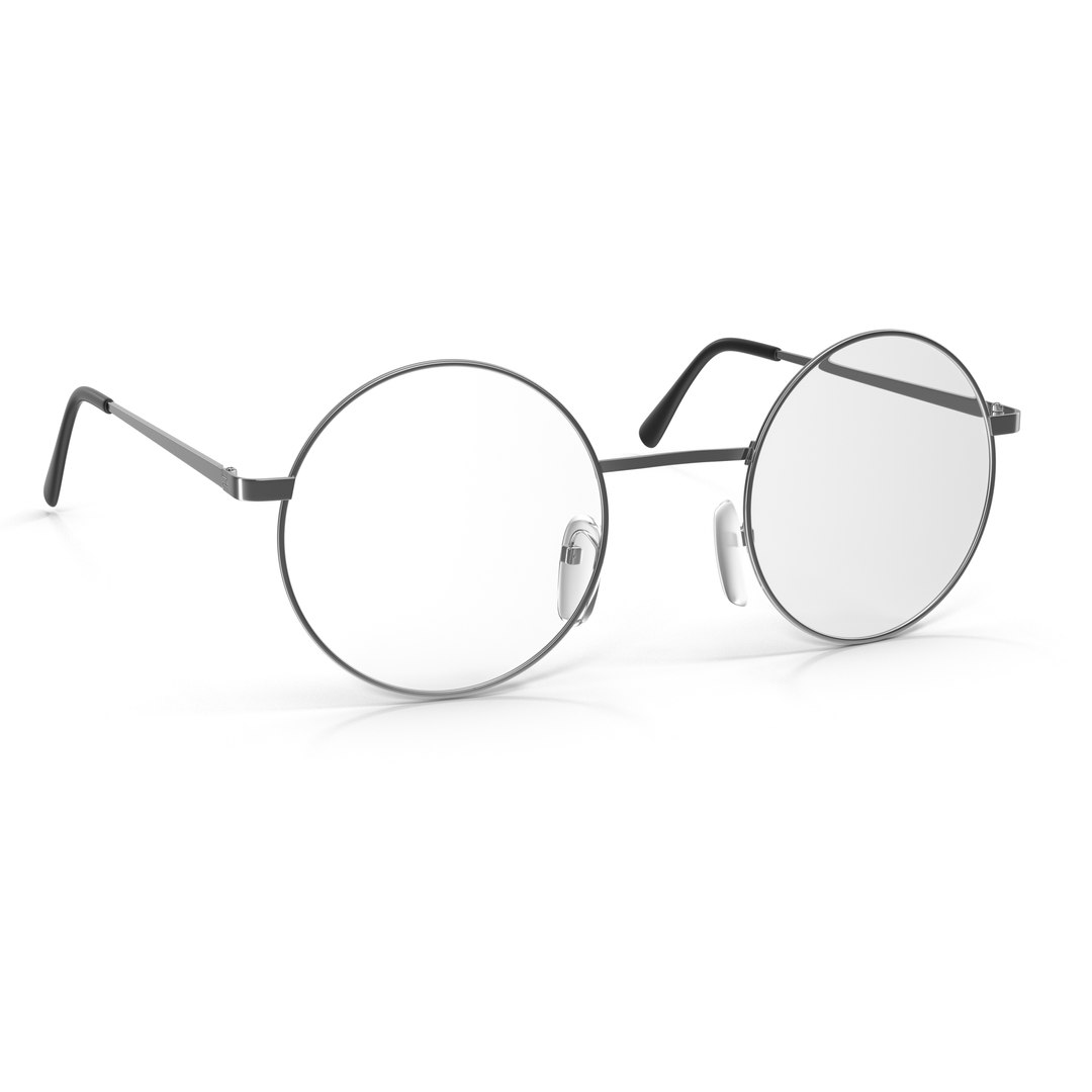 Glasses 3D model preview