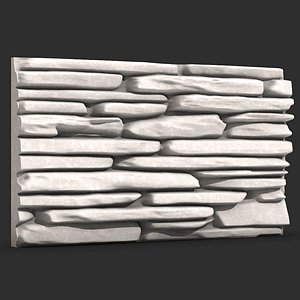 Stone Wall 25 3D