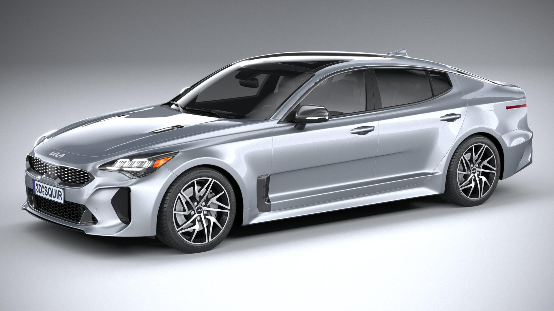 3D kia stinger gtline TurboSquid 1712212