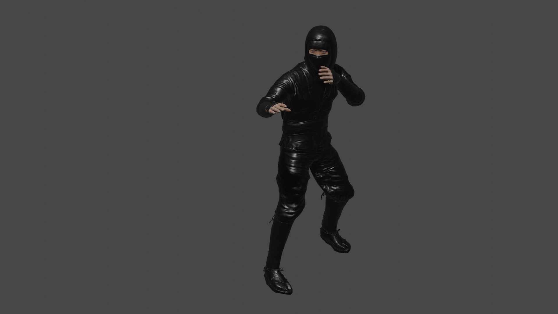 Generic Ninja 3D https://p.turbosquid.com/ts-thumb/jk/PImNLi/bk/preview2/png/1726689891/1920x1080/fit_q87/dd96a70945dd939fae7f4387e42e88462cd3c0ff/preview2.jpg