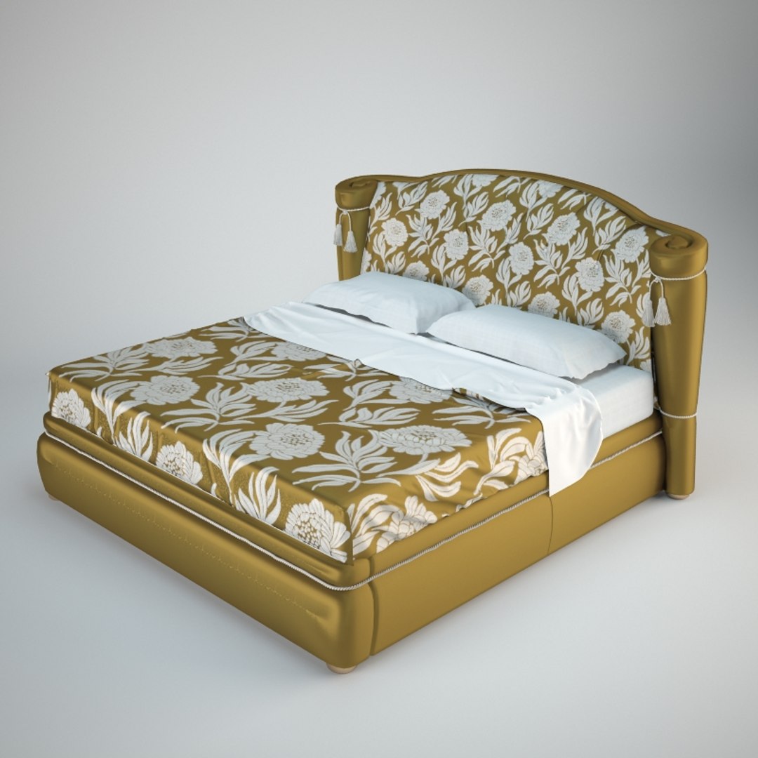 3D Model Turri Bed - TurboSquid 1280143