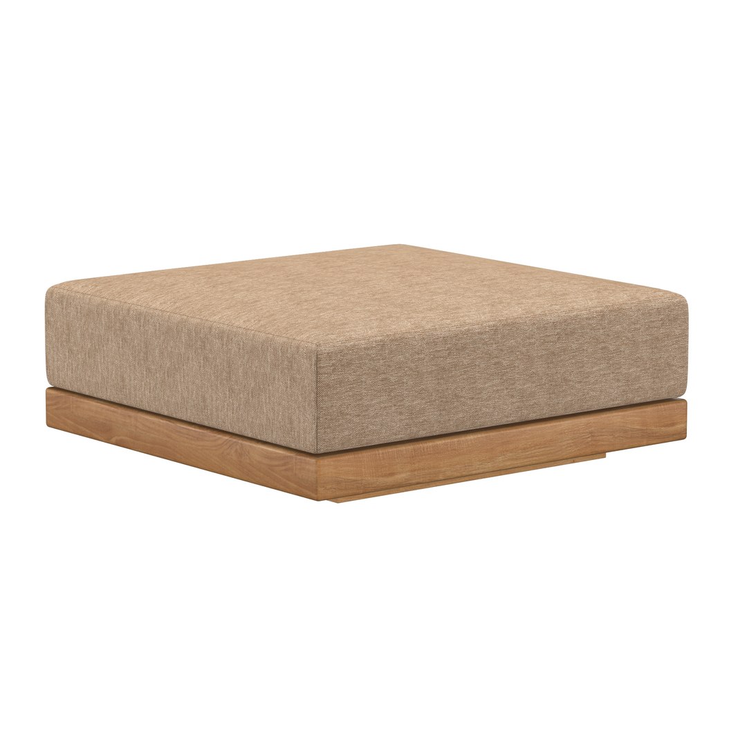 3D CORTONA TEAK MODULAR OTTOMAN - TurboSquid 2058796