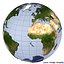Globe3D Kit continents Max