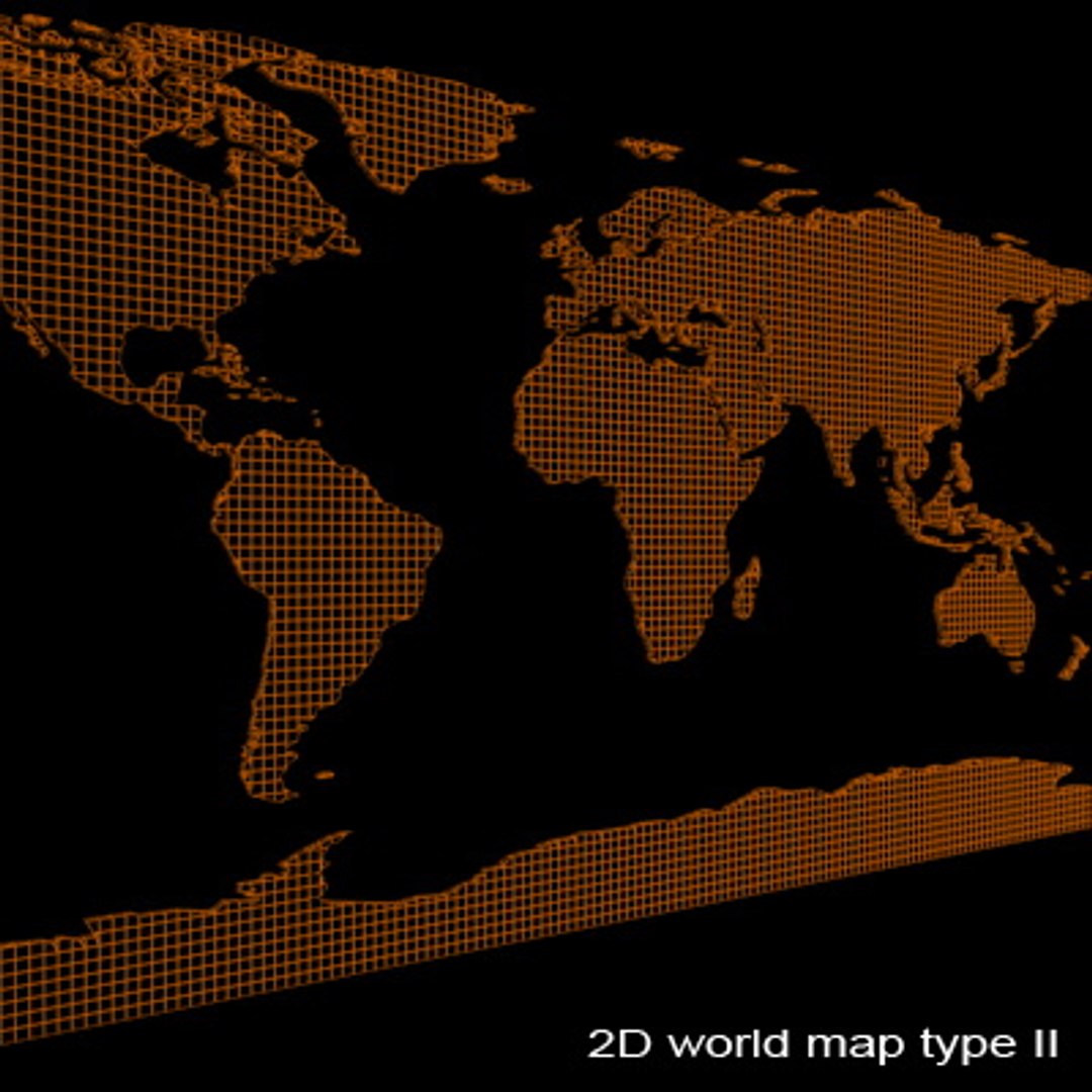 globe continents 3d model